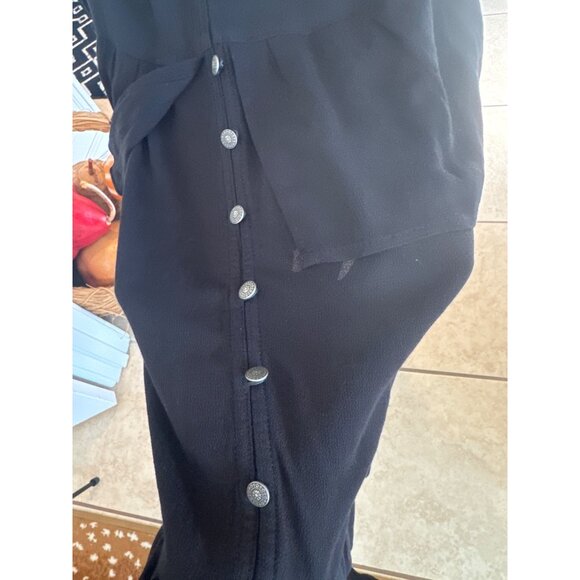 American Eagle Outfitters Long-Sleeve Black Dress M - Picture 12 of 13